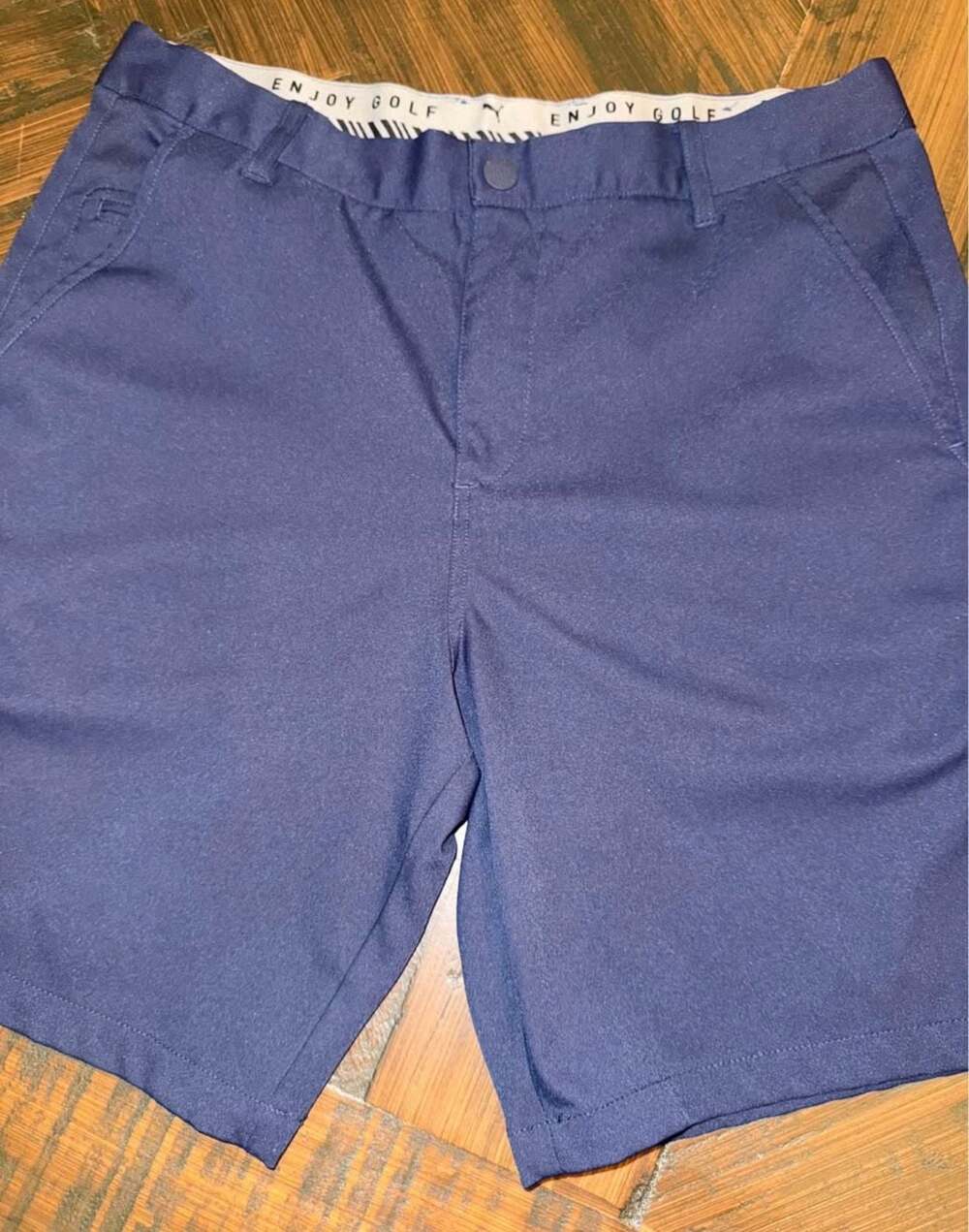 Puma Enjoy Golf Navy Blue Performance Golf Shorts Size 33